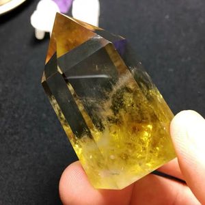 Điểm Tháp Thạch Anh Citrine Chất Lượng Cao Điểm Đũa Phép Chữa Bệnh Bằng Pha Lê Thạch Anh Để Trang Trí - Product Image 4