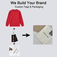 Camiseta Kuenzi Regular Personalizada con Logotipo, Cuello Redondo, Manga Larga, 100% Algodón, 275GSM, Gruesa, Talla Grande para Mujer