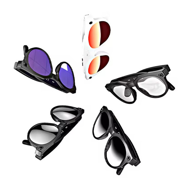 Smart Glasses With Built Camera Waterproof Daily Outdoor Use HD Video Recording Photo Recognition for Music Calling Sunglasses