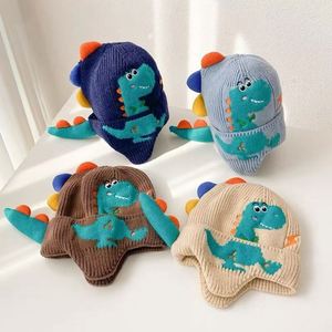 Gorros de Invierno con Diseño de Animales de Dibujos Animados para Adolescentes Unisex, Gorros de Punto con Orejeras Cálidos para la Escuela, Gorros Infantiles de Tela de Algodón - Product Image 3
