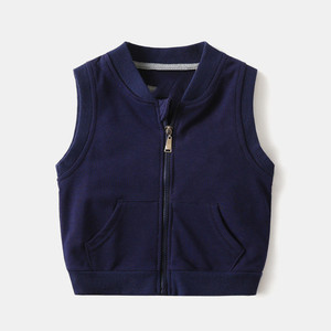 Gilet coupe-vent personnalisé avec logo pour garçons et filles, veste zippée, manteau d'hiver pour enfants, vêtements d'extérieur d'automne sans manches - Product Image 6
