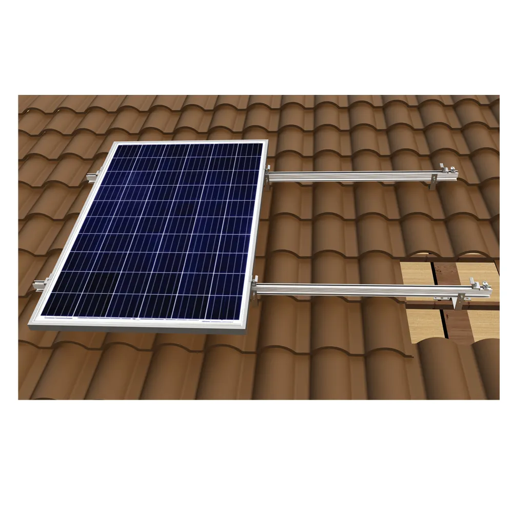 Fuzhou Rackmodo Adjusting Hook Solar Panel Roof Mounting Hook Kit Pv Flat Tile Roof Adjustable Hook