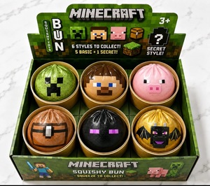 Caja Misteriosa Sorpresa de <span class=keywords><strong>Minecraft</strong></span> con Figuras de Navidad, Caja Misteriosa Sorpresa de Halloween con Figuras del Grinch, Juguete Blandito de Fantasma para Apretar, Regalo, Juguete Antiestrés - Product Image 1