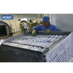 Tự động phun nước thực phẩm vặn lại máy cho khử trùng cá ngừ cá lon - Product Image 2