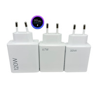 Chargeur USB Super Rapide 120W Original, Câble 6A, Chargeur Mural 33W, Adaptateur Secteur pour Xiaomi