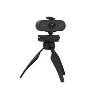 Webcam USB 4MP 2K Terbaru dengan Dudukan Tripod, Mikrofon Terintegrasi, dan Penutup Privasi