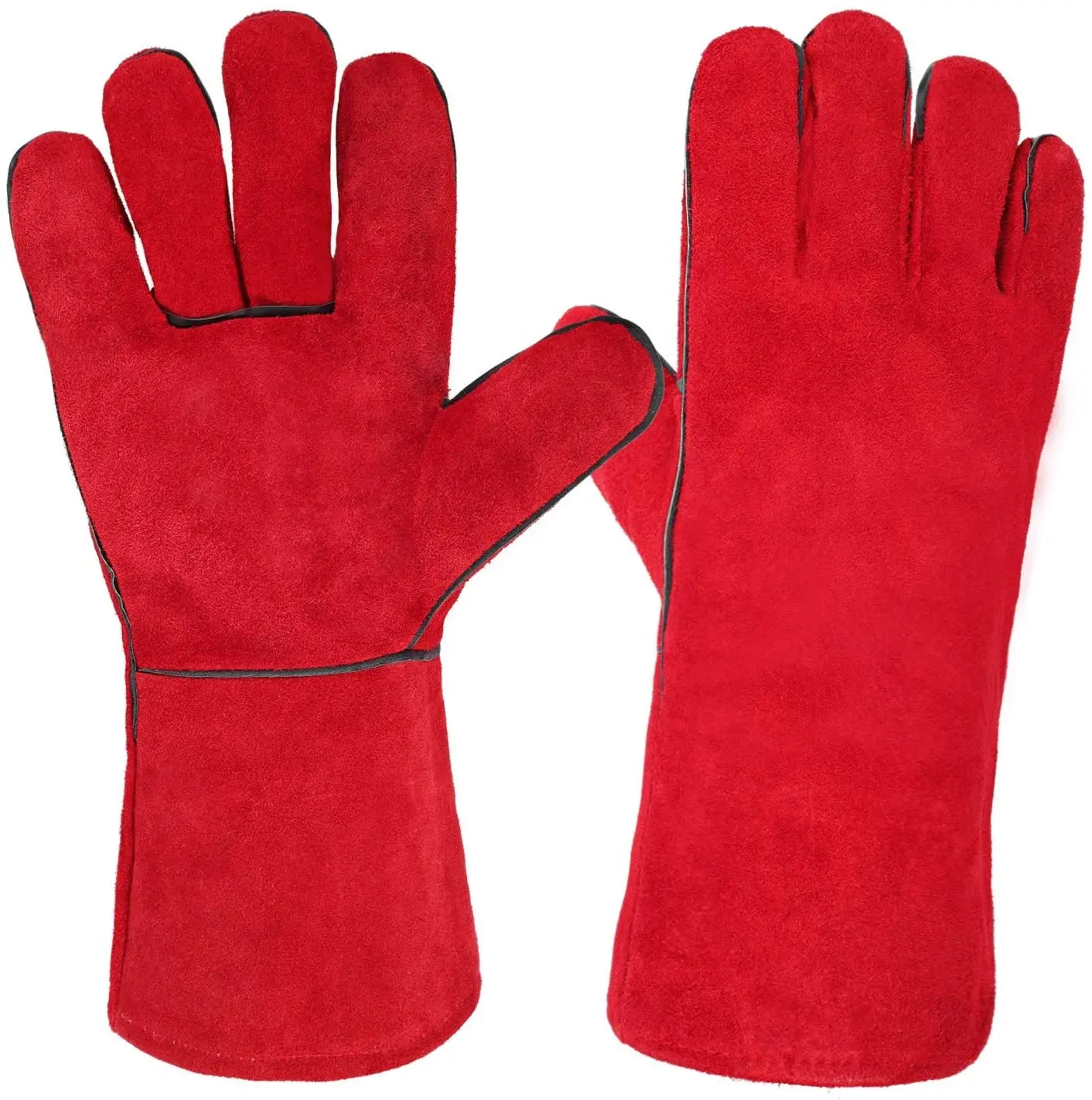 The Middle East Cheap Leather Welding Gloves E- business