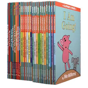 Wholesale High Quantity 25 Books Volume English Picture Book Elephant and Piggie with Audio Story Books for children