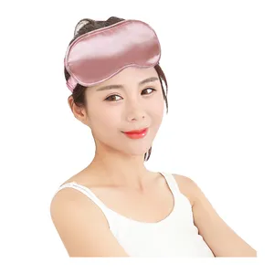 Super Soft 100% Pure Mulberry Silk Eye Sleep Mask Silk Eye Mask Set com caixa de presente para a mulher descansar