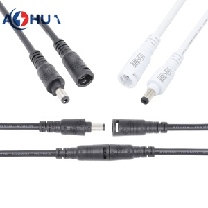 Aohua pemasok konektor DC penjualan konektor kabel perpanjangan perempuan laki-laki M13 2 Pin <span class=keywords><strong>5.5mm</strong></span> * 2.1/2.5mm untuk driver led 24V - Product Image 2