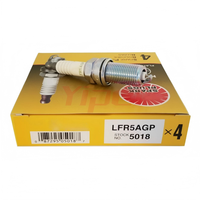 Ventes directes d'usine Yipei, bougies d'allumage en platine OEM de haute qualité pour Toyota Highlander Nissan Teana X Trail LER5AGP 5018