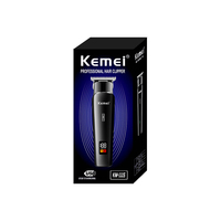 Machines de barbier à LED Mini tondeuse à cheveux Km-1113 USB Tondeuses à cheveux tout-en-un à faible bruit pour hommes