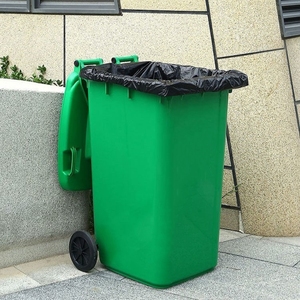 ถุงขยะหนา ถุงขยะดำ ถุงพลาสติกแบบปลายแบน - Product Image 2