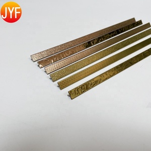 M245 cung cấp Nhà Máy trang trí kim loại <span class=keywords><strong>TRIM</strong></span> Strip t hình dạng 304 thép không gỉ kim loại linh hoạt ngói cạnh <span class=keywords><strong>TRIM</strong></span> Đối với trang chủ - Product Image 4