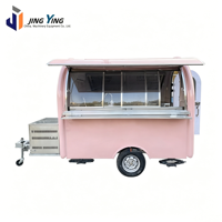 Nouveau modèle de camion de restauration mobile entièrement équipé, remorque de restauration de rue pour BBQ, café, pizza, tacos, chariot de restauration mobile