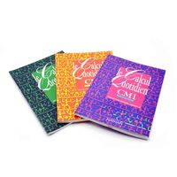 Livre de texte éducatif scolaire personnalisé imprimé manuel scolaire en couleur à couverture souple pour étudiants