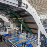 Machine à plastifier de flûte de carton de plastifieuse d'ordinateur servo complet ZH-A 1450G 1700G