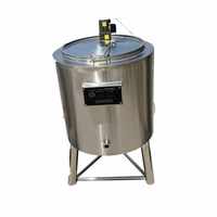 China100L 150L jus oeuf bière petit lait pasteurisateur machine prix lait pasteurisateur réservoir yaourt pasteurisation réservoir