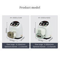 JIHPUMP Petite pompe péristaltique 110v 220v de 565 ml/min pour le remplissage et la distribution de liquide