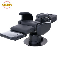 Siman Offre Spéciale noir salon de coiffure pas cher moderne salon de coiffure style barbier chaises ergonomique électrique pour homme