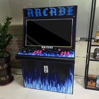 Machine de jeu d'arcade en bois personnalisée HB-064, modèle professionnel, cabinet créatif, WiFi, 2 à 4 joueurs, anglais, espagnol, japonais
