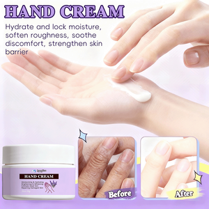 Crème pour les <span class=keywords><strong>mains</strong></span> à la lavande et au beurre de karité, hydratation intense, éclaircissante, réparatrice pour les <span class=keywords><strong>mains</strong></span> <span class=keywords><strong>sèches</strong></span>, rugueuses et les cuticules, convient à tous les types de peau - Product Image 3
