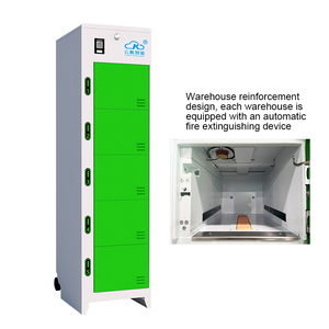 Overhead có thể truy cập 5 khe trao đổi trạm cho xe đạp điện và Xe tay ga ngoài trời EU tiêu chuẩn pin ổ cắm - Product Image 3