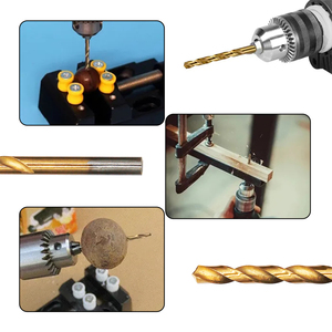 <span class=keywords><strong>Set</strong></span> Mata Bor Putar HSS, Mata Bor Baja Kecepatan Tinggi 1.5-6.5mm dengan Tangkai Lurus untuk Pengeboran Logam, Kayu, dan Plastik - Product Image 3