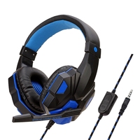 Casque de jeu filaire 3,5 mm pour PC, casque stéréo avec basses pour joueurs, écouteurs pour téléphone et ordinateur portable avec microphone pour PS4, Xbox One, Switch