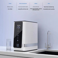 Système de filtration d'eau par osmose inverse 600 GPD RO à 5 étapes, filtre purificateur en plastique, surveillance TDS contrôlée par application pour usage domestique et hôtelier