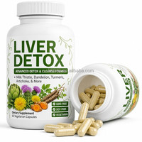 Limpiador y Desintoxicante Herbal para el Hígado, Fórmula Avanzada Vegana, Apoyo Digestivo e Inmunológico, 60 Cápsulas