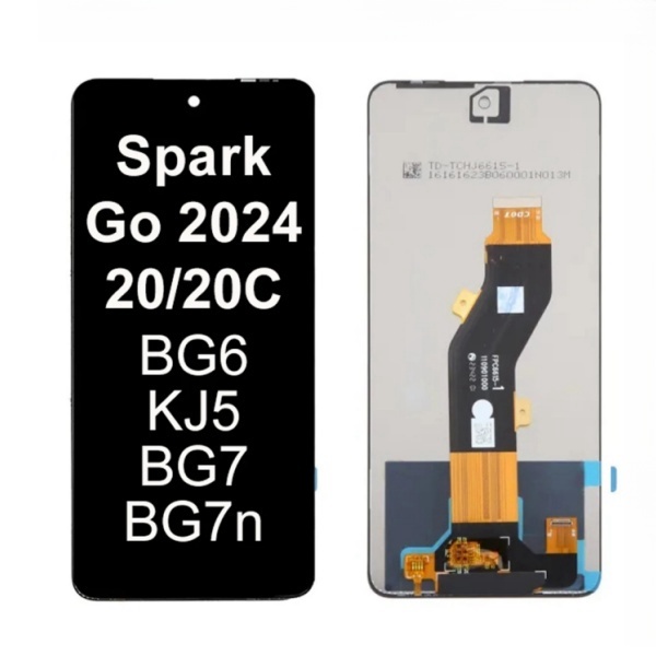 Mobile Display Manufacturer Cellphone Lcds Wholesale for Tecno Phone Screen Spark Go 2024 Lcd Panel Replacement for Infinix