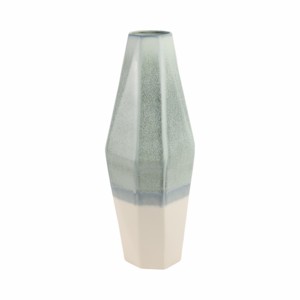 Vaso in Ceramica Sfaccettato a Tre Tonalità per Arredamento Soggiorno, Camera da Letto, Ufficio e Cucina - Product Image 4