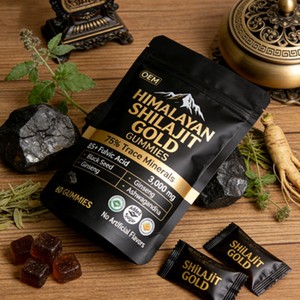 Complément alimentaire végétalien OEM à marque privée, Shilajit noir liquide oral pur de l'Himalaya, stimulant d'énergie, antioxydant, vitalité et beauté pour adultes, 60 unités - Product Image 5