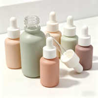 Flacon compte-gouttes en verre de qualité supérieure, prix usine, 30 ml, 50 ml, pour sérum, huile essentielle, cosmétiques, soins de la peau, emballage vide