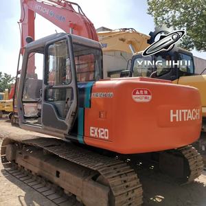 Mini-excavatrice Hitachi EX120 d'occasion, marque japonaise d'origine, 12 tonnes, sur chenilles en caoutchouc, taille moyenne, modèle 2021, godet de 0,6 m - Product Image 4