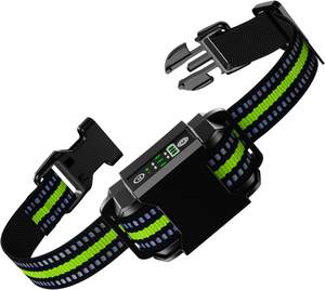 रिचार्जेबल स्मार्ट डॉग बार्क कंट्रोल कॉलर एडजस्टेबल बीप वाइब्रेशन और शॉक ट्रेनिंग कॉलर - Product Image 1