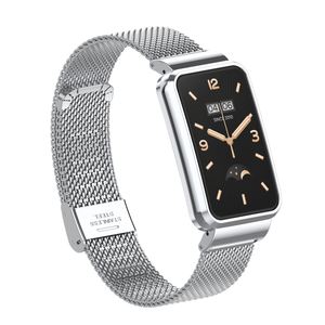 Correa de Metal de acero inoxidable para reloj Xiaomi <span class=keywords><strong>Mi</strong></span> <span class=keywords><strong>Band</strong></span> 7 <span class=keywords><strong>Pro</strong></span>, malla milanesa de alta calidad - Product Image 1