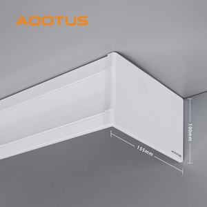 Boîtier de tringle à rideau robuste en aluminium pour double tringle à rideau - Product Image 2