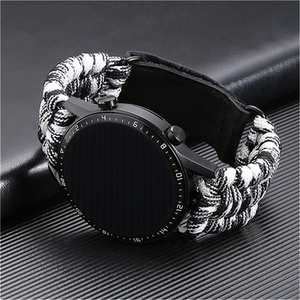 <span class=keywords><strong>Bracelet</strong></span> Tressé 22mm pour Samsung Galaxy <span class=keywords><strong>Watch</strong></span> 4 44mm 40mm/<span class=keywords><strong>Bracelet</strong></span> Amazfit pour <span class=keywords><strong>Huawei</strong></span> <span class=keywords><strong>Watch</strong></span> <span class=keywords><strong>GT</strong></span> <span class=keywords><strong>2e</strong></span> 46mm Sport Nylon Corde <span class=keywords><strong>Bracelet</strong></span> - Product Image 4