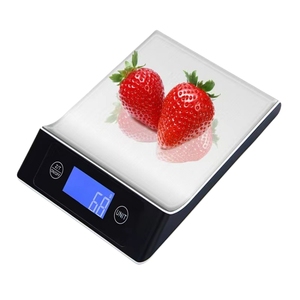 Báscula Digital de Cocina Veidt con Orificio para Colgar, Pantalla LCD, Plataforma de Acero Inoxidable, 5 kg, Modelo SF-2017 - Product Image 6