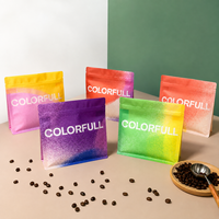 En stock, petit sac blind box à fermeture éclair sur 3 côtés, imprimé en gravure, en PE, résistant à l'humidité, pour cadeaux et artisanat
