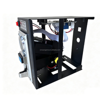 Minuteur DC12V avec accepteur de pièces multiples, boîtier métallique de contrôle du temps pour fauteuil de massage communautaire, distributeur automatique et jeu d'arcade