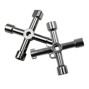 Clé multifonction pour armoire de commande électrique, clé croisée, clés pour compteur d'eau et vanne, clé triangulaire, personnalisable, OEM pour voiture et ascenseur - Product Image 2