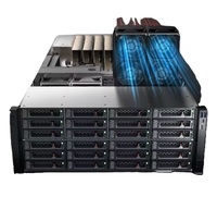 Boîtier de serveur informatique GPU 4U amélioré, châssis G5500 V7, édition réseau