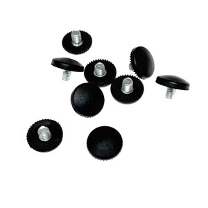 M8*10 Black Adjustable Feet Plastic Furniture Leg With <b>Small</b> Tooth For Table <b>Chair</b> Shelf Sofa Easy Installation - Product Image 5