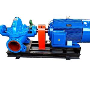 SHUANGSHENG High Performance Factory ZT-10SH High Pressure Electric Horizontal Centrifugal <b>Pump</b> Double <b>Suction</b> for Irrigation - Product Image 2