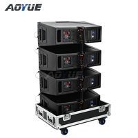 Speaker aktif double Neo 10 inci untuk pesta, suara natural, rigging heavy duty, speaker line array