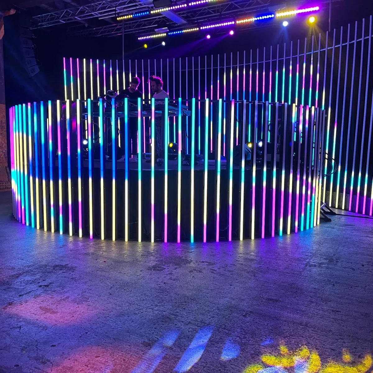 Etapa club iluminación de decoración DC24V 1 metro de tubo led dj discoteca luz SK6812 RGB profesional luces de tubo