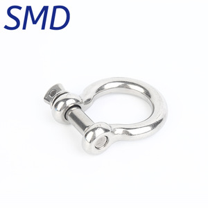 Grillete de arco SMD de acero inoxidable pulido con pasador de tornillo para industria pesada - Product Image 3